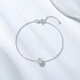 Chao Acer Platinum Diamond Bracelet Women's PT950 Hand Accessories Simple and Fashionable Birthday Gift for Girlfriend Chain Length Approximately 16cm + Tail Chain
