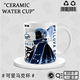 Rencontre de la lumière Celebonne Figure Keeler Wizard Garlande initiale Haute queue de cheval Coupe en céramique Coupe bidimensionnelle dessin animé Anime Anime Gift périphérique DU3871 God of Love - Hand Ceramic [Mug] + cuillère + Course + Coaster