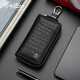 Goldlion neuer Schlüsselbeutel für Männer mit großer Kapazität mit echtem Leder Multifunktion praktischer Taille montierter Autos Bag Card Bag Black für Männer