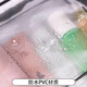 Portable Waterproof Cosmetic Bag Transparent Cosmetic Wash Bag Swimming Bath Large Capacity Storage Bag Travel Storage Bag Special Transparent Medium Black