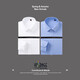 Busen Men's Clothing 80 dp Camisa de algodón de algodón larga Spring y otoño NUEVO estilo NUEVO TRABAJO FRAFICIO FRAFICIO PROFESIONAL PROFESIONAL HOMBRO HOMBRO L703 JACQUARD AZUL, Tamaño promedio 3890-115Jin [Jin equivale a 0.5 kg]