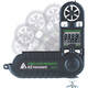 Kezhitu Hengxin AZ folding anemometer handheld anemometer air meter air volume meter air speed accuracy meter compass weather vane AZ9871 split air speed recorder with thermal sensitive