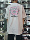 AAPE Hong Kong Purchase 23 Summer Men's Fashion Brand Ape Yan Graffiti Letters Trendy Loose Thin Short Sleeve T-Shirt 1278 White White M