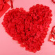 Simulated fake rose petals proposal arrangement wedding room decoration wedding red pink romantic wedding hand sprinkled flowers burgundy (100 pieces)