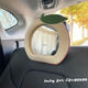 Ins Koreanauto Baby Babysicherheit Sitz Apfel Form Rückspiegel Reflektor Anti-Fall-Acrylspiegel Kaninchen