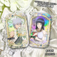 Mutong Bear Naruto Peripheral Badge Shinya Ancient Greek Linkage Haruno Sakura Sasuke Hinata Naruto Anime Double Flash Hinata S3892 Silver Gray Reflection-44X70mm Badge