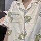 【爆款三件套】睡衣女秋ins风卡通睡衣宿舍可外穿家居服套装秋 套WZL1473【高质量三件套】 L 【建议100-120斤】