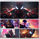 
Spider-Man Mouse Pad Long and Cross Universe Extra Large Lock Edge Thickened Game Anti-Slip Keyboard Mouse Pad Office Desk Pad DL-2694 1000x500mm 3mm