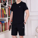 Playboy Middle-aged and Elderly Pure Cotton Sports Set Men's Summer Short Sleeve T-shirt Loose Casual Clothes Large Size Daddy's Two-Piece Set 9922 White [Short Sleeve + Shorts] 2XL Recommended 140-160Jin [Jin equals 0.5 kg] About - + Shipping Insurance