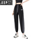 Jeep Spirit Jeep Sport Pantalon pour les femmes Pantalon de yoga à taille haute de grande taille de Silk Thinking Sèche à grande taille pour femmes Pantalons de fitness en ligne des femmes [6623] M suggestions [80-105jin [Jin est égal à 0,5 kg]]]