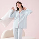 Fenten Pyjamas für Frauen 100% reines Baumwoll Antistatik 2025 Herbst Neues Produkt Sauerstoff Haut fühlen einfache Feste Farbe Frauen zu Hause Kleidung