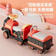
Remote control children's electric train track charging toys can be used for children's car toys toys for boys. Red can be used for locomotives + carriages