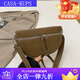 CASA-KUPS包包女款跨境半圆包欧美时尚马鞍包容量新月手工单肩包手拿包批 黑色
