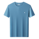 MONTAGUT short-sleeved T-shirt for men, mulberry silk traceless and non-iron men's T-shirt for summer casual loose round neck silk short-sleeved men KSP-J13576 gray M 165/M [recommended 100-115Jin [Jin equals 0.5 kg]]