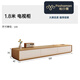 
Pashaman log style solid wood TV cabinet storage cabinet integrated living room household simple floor-standing cabinet 1.8 meters 6189Y