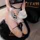 Yiqing Yao Qianfei's picture sexy underwear open-end without taking off maid uniform temptation and revealing breasts sexy passion bed suit A693 A693 innocent maid [with headband + bra + one-piece]