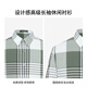 
Jinba men's casual simple checkered spring and autumn men's long-sleeved casual shirt men's BCCT1502 military green M