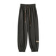 S.Sofea Herbst Oversize American Swatpants Lose Lose großer Bindungssporthosen K1049-Black+K1049-Grau M Empfohlen 90-115jin [Jin gleich 0,5 kg] kann 95-115jin tragen [Jin gleich 0,5 kg]