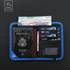Enbaole Lotte Travel Storage RFID Anti-theft Waterproof Document Storage Travel Passport Package Business Travel Abroad Travel Black 11.4*16.5*2