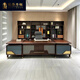 Bertha Denton solid wood desk new Chinese style simple modern high-end boss desk president desk executive desk 2.2 meters boss desk