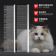 Sakuramai high-end cat comb puppet British short-hair cat comb knotting and removing floating hair long and short needle comb cat special row comb cat double-tooth row comb M size silver long hair cat