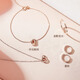 Chaohongji Rose Gold 18K Gold Color Gold Earrings for Women EEK30008243 Yuanling Birthday Gift