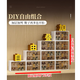 Liangpinism cabinet shoe box storage box transparent shoe storage artifact space-saving shoe cabinet plastic home door shoe rack 2025 new model widened and thickened 2 columns 6 layers of gray - holds 4 pairs of large size shoes