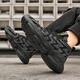 
Changxiang Huili men's shoes in summer new breathable thin lightweight mesh shoes versatile casual dad shoes outdoor running sports trendy shoes RF-9909 black gray 42