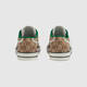 Chaussures féminines Gucci, abeilles de vache féminine, chaussures blanches brodées, sports et chaussures décontractées, chaussures 606111 hvk20 9766 style masculin rouge et vert 35.5
