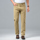 Jeep Spiritjeep Jeep Sommer dünne reine Baumwoll-Jeans-Jeans-Männer lose und kühle High-End-Business Elastizitätshose J7029 Khaki Sommer dünn 29 Taillenkreis 2ft 2