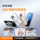 图拉斯【新相机按键】O1S适用苹果16promax手机壳iphone16promax保护套15 14pro支架磁吸防摔磨砂支点壳 全透明 iPhone16ProMax
