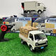 Zhouge remote control Wuling Hongguang truck electric small drift truck boy gift engineering vehicle children electric vehicle remote control truck blue belt spray + light + driving 1 standard