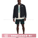 Under Armour UA Project Rock Johnson Print Woven Print Fitness Running Training Shorts 1377438 Green 722 L