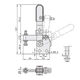 LISMWDC11401 Quick clamp clamp WDC12401 same model replaces Yiheda type vertical compression elbow clamp [Economic type] WDC11401