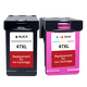 Jingcheng 47xl schwarze Tintenpatronen sind für HP HP Deskjet Ink Vorteil Ultra 4825 4826 4877 4828 4829 4925 Druckertintenpatronen -Tinte 47 Tintenpatrone geeignet