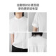 Stand collar white short-sleeved shirt for men Japanese style stand collar three-quarter sleeve outdoor lightweight Henry collar textured fashion shirt black upgraded linen fabric 2XL