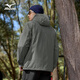 Mizuno outdoor cotton clothing men's autumn and winter jacket hooded cotton-padded jacket windproof warm mountaineering cotton-padded jacket rock green L