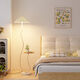 PLATADA PIEMBRA DE LAMPIA DE PIEZA RATUS de sala de estar integrada Sofá Coffee Coffee Lámpara vertical de la mesa de la mesa del dormitorio Ambiente del dormitorio Ambiente Light B Black Beige Lampshade 15843cm-17