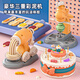 喜迪奇彩泥儿童过家家厨房玩具手工diy面条冰淇淋机橡皮泥模具生日礼物