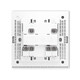 ABB switch socket panel Yingzhi series gold frameless 86 type household power supply double open dual control