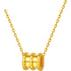 Saturday blessing 5D hard gold small waist gold pendant girl birthday gift price A0414677 about 0.22g without chain