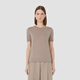 MaxMara 2025早秋新品女装圆领绵羊毛毛衣9366025106 米色 S