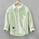 Semir Teenager Langarmes Hemd Herrenmarke Brand Cotton Shirt Frühling und Herbst Arbeit Jacke 2025 neuer Stil 6625 Grün 2xl 2xl