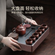 Shangyanfang ebony solid wood simple tea tray tea tray water storage household bakelite light luxury high-end atmospheric small dry tea table