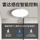 Chint human body sensor ceiling lamp intelligent light control lamp dust-proof, moisture-proof, mosquito-proof, corridor corridor garage lamp 18W white light 29CM diameter