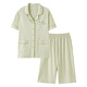 Modal Summer Pyjamas für Frauen reine Baumwolle kurzärmelige Kumpelhosen für lässige Strickjacken mit großer Heimkleidung zweiteiliger Set 2025 NX9898 XL