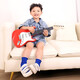 Les enfants de grande taille peuvent jouer des garçons et des filles simulées ukulélé de guitare électronique jouet music instrument de musique débutant guitare électronique rouge passionnée
