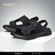 Rowilcs Brand Sandals Мужские лето 2025 г. Новый стиль носить не скользкий антиодор папа пляж на открытый рыбалка мужские сандалии 2425010 Black [y] 38