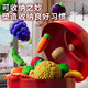 Condira Family Children's Fruits Chewy le House Mini Kitchen Toys Baby Bites Bites 3-6 ans Cadeau d'anniversaire pour filles
