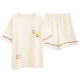 Pioneer 2025 Nouveau style Pyjamas d'été pour femmes pour femmes Coton pur Shorts à manches minces Douces de maison Sweet Home Ensemble en deux pièces YZT9859 Ensemble à manches courtes xxl Code [Recommandé 140-160jin [Jin équivaut à 0,5 kg] Usure] Taille moyenne